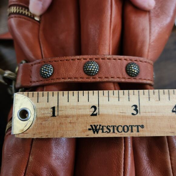 Botkier Vintage Trigger Satchel Shoulder Handbag Brown  Leather - Rare 💎💼👜 - Picture 16 of 16